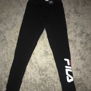 Black Fila leggings
